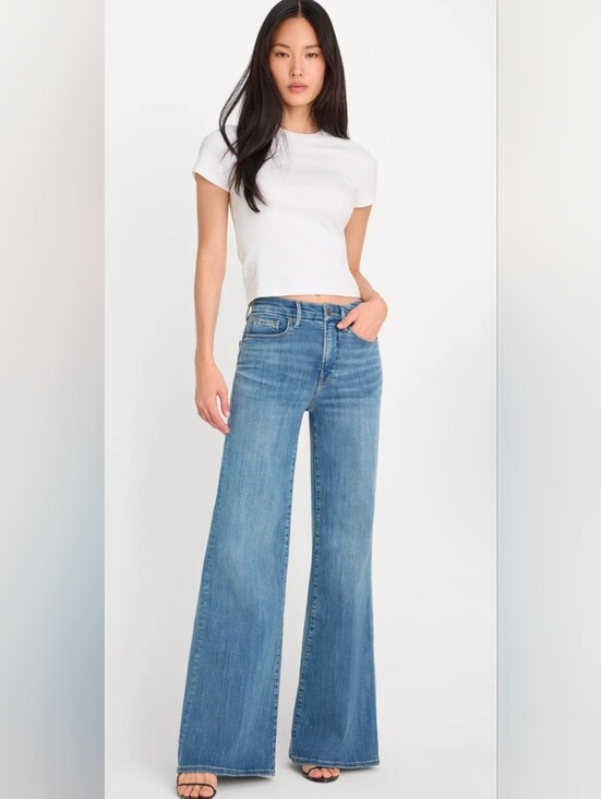 Good American Denim - Good American  good waist palazzo jeans #28